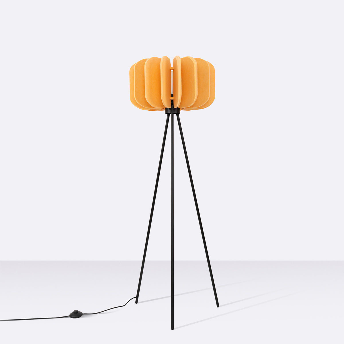 Mula 45 Floor Lamp – Yellow / Black, view 8