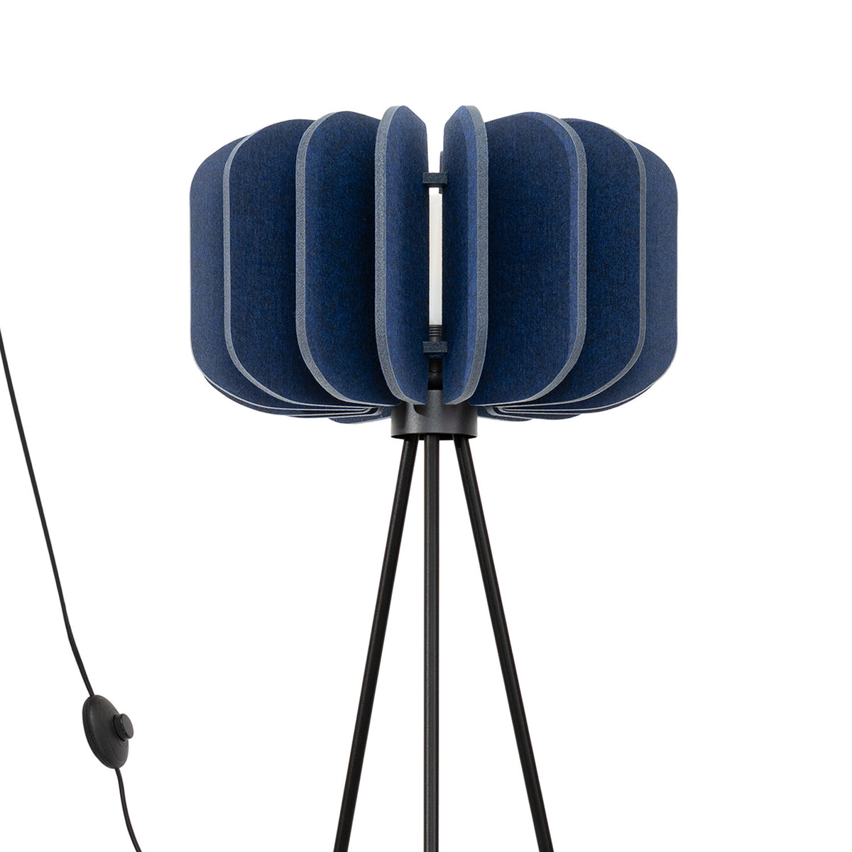 Mula 45 Floor Lamp – Navy / Black, view 3