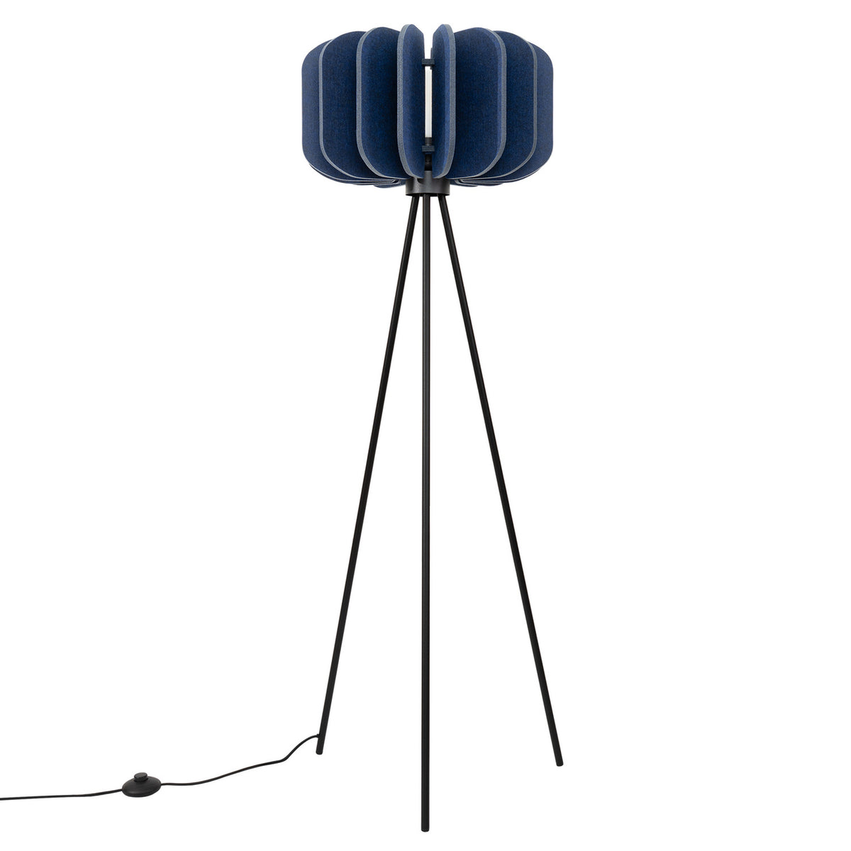 Mula 45 Floor Lamp – Navy / Black, view 6