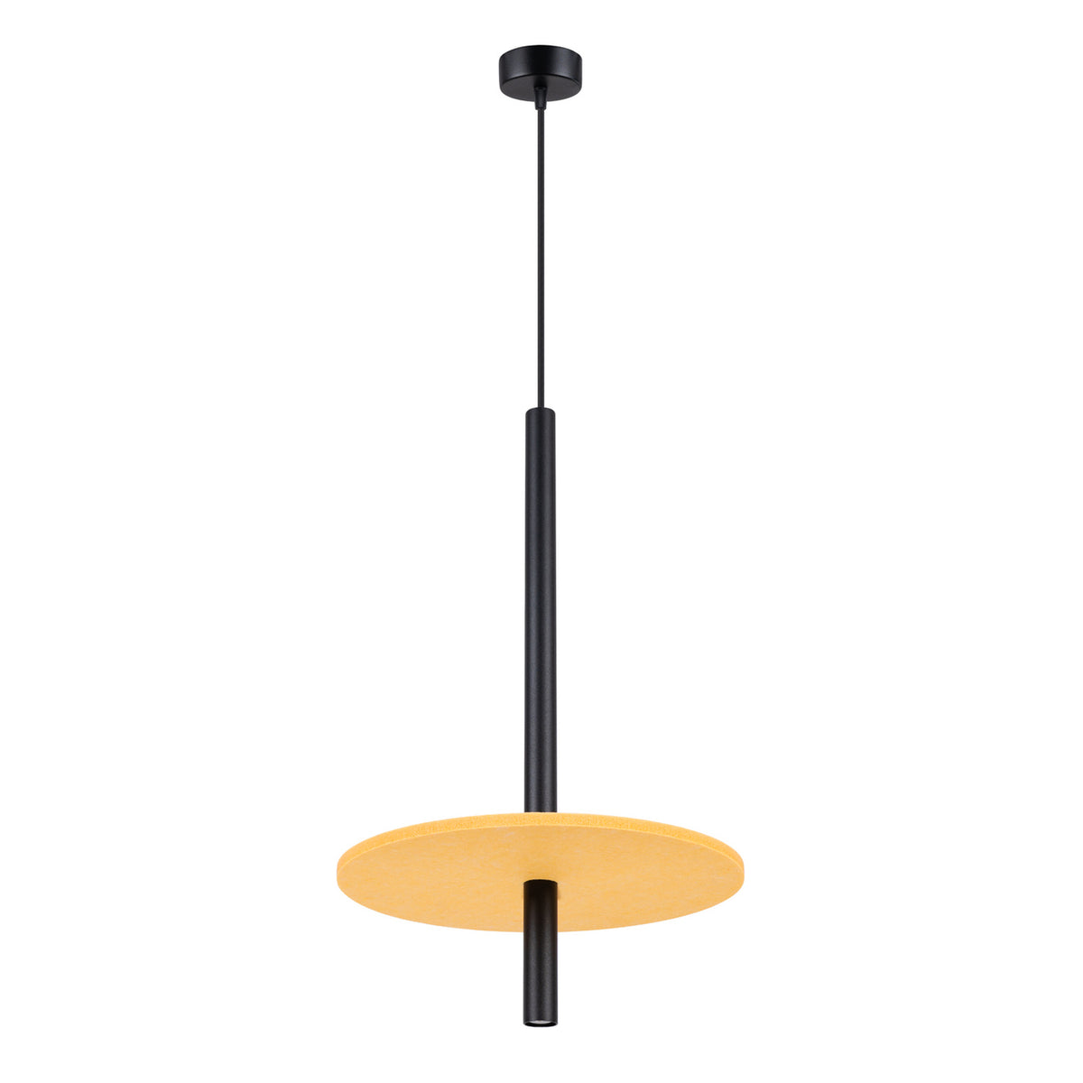 Feltro 1 Pendant Light – Yellow / Black, view 5