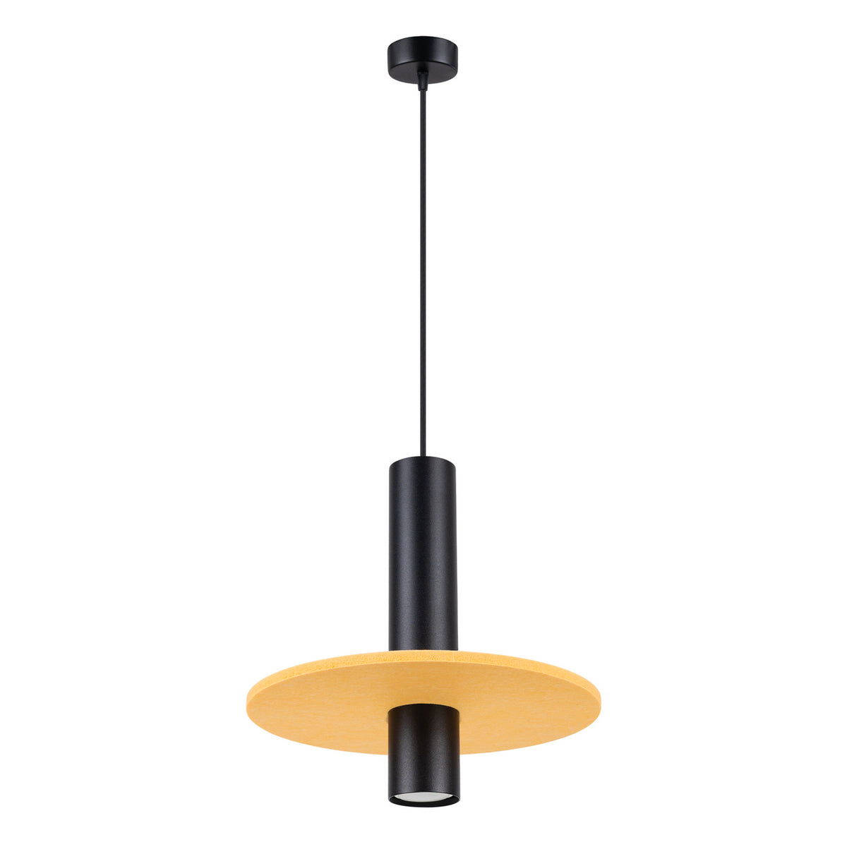 Pelta 1 Pendant Light – Yellow / Black, view 5