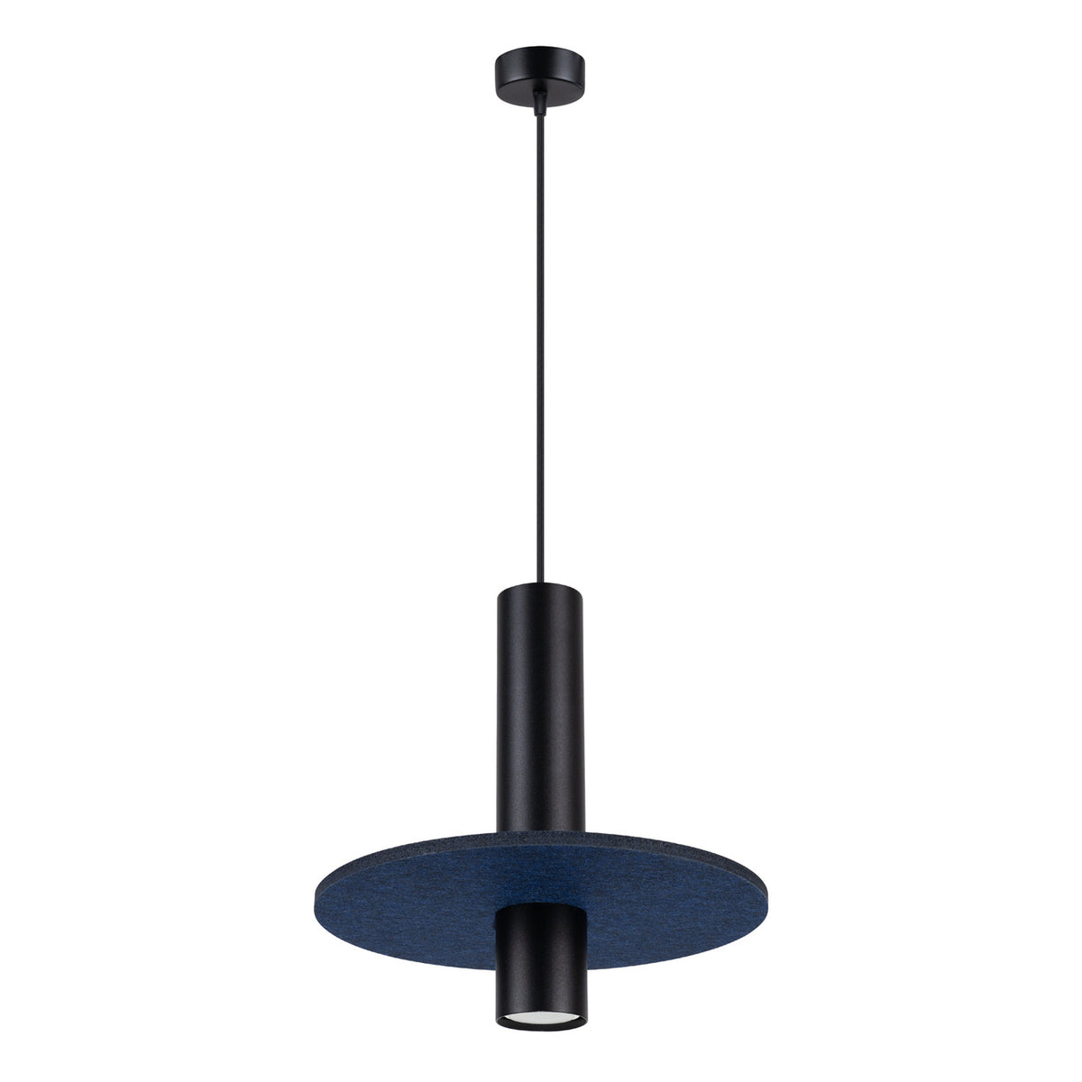 Pelta 1 Pendant Light – Navy / Black, view 6