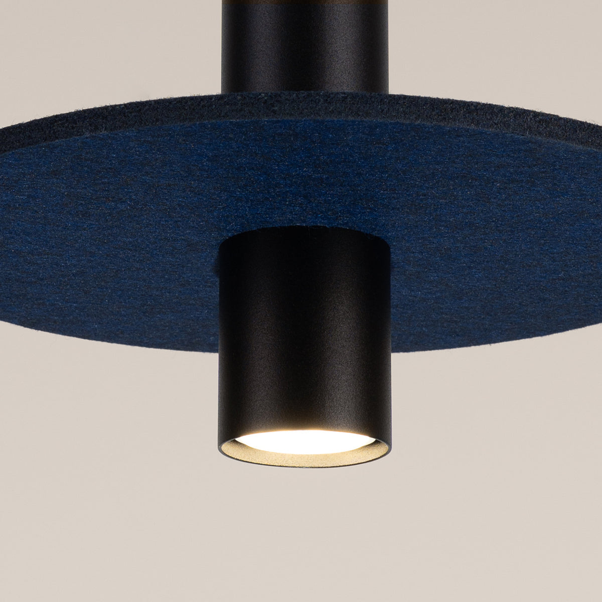 Pelta 1 Pendant Light – Navy / Black, view 18