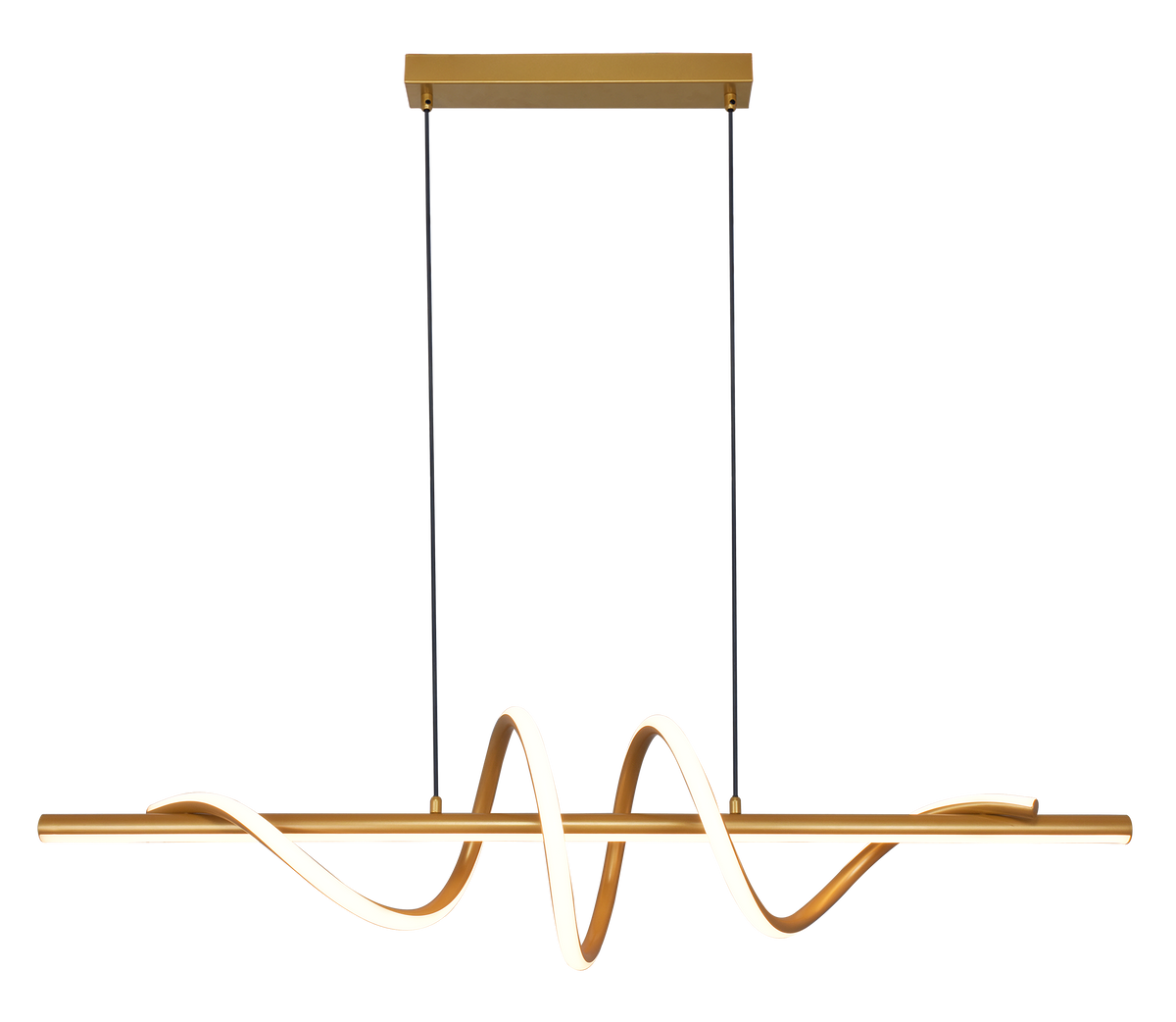Velenne Linear LED Pendant Light – Gold