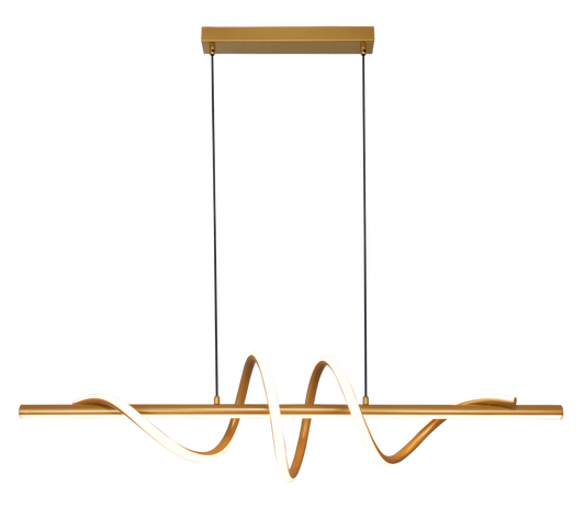 Velenne Linear LED Pendant Light – Gold