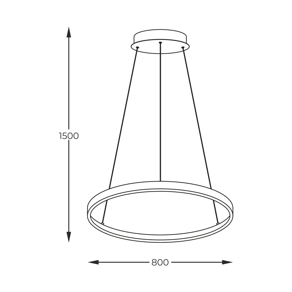 Breno 800 mm LED Pendant Light