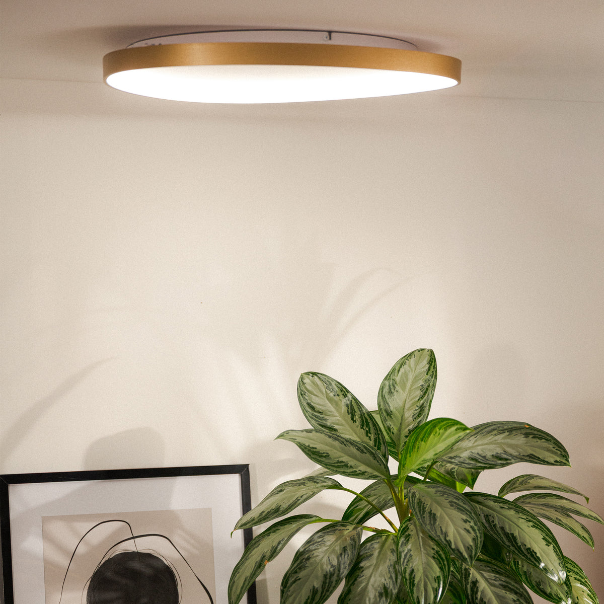 Liria LED Ceiling Light – Gold, view 2