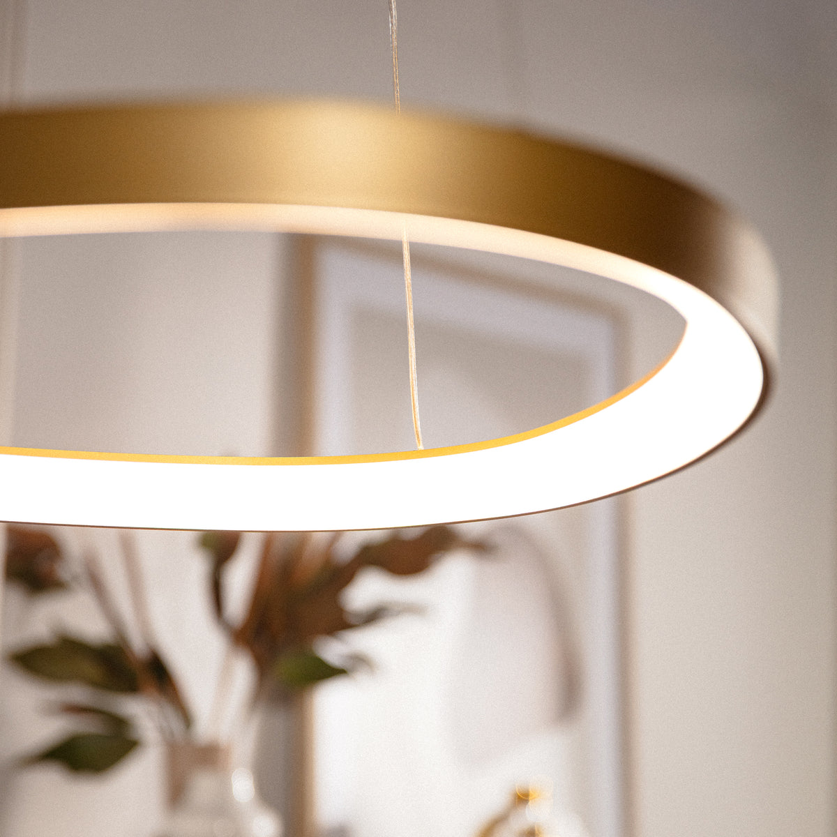 Liria LED Pendant Light – Gold, view 9