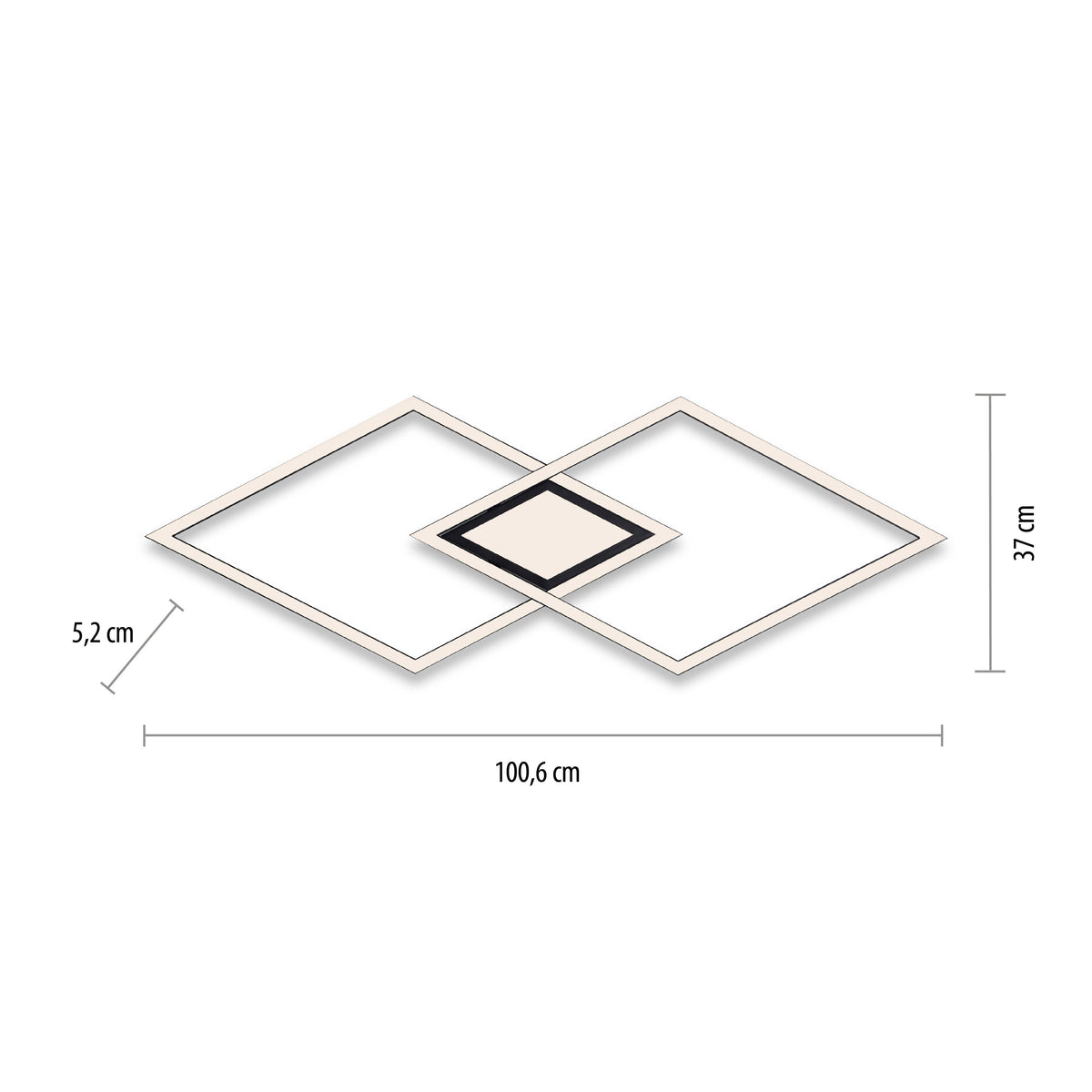 Asmin 1060 mm LED Ceiling Light