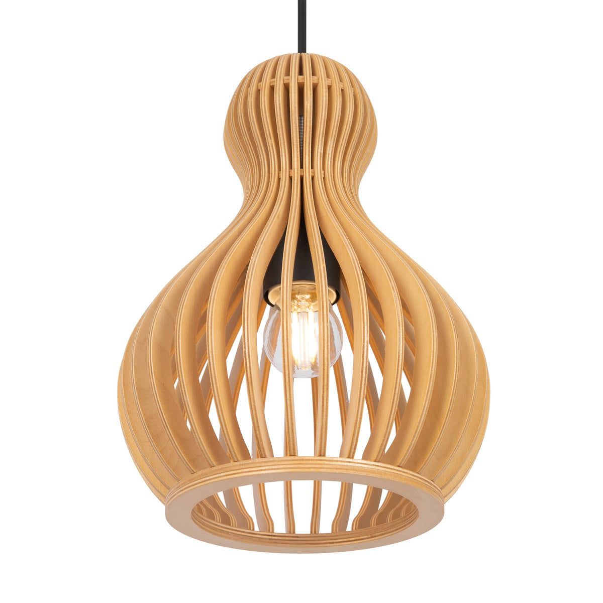 Roots Pendant Light – Ø200 mm – Black / Beige (MOD192PL-01W), view 4