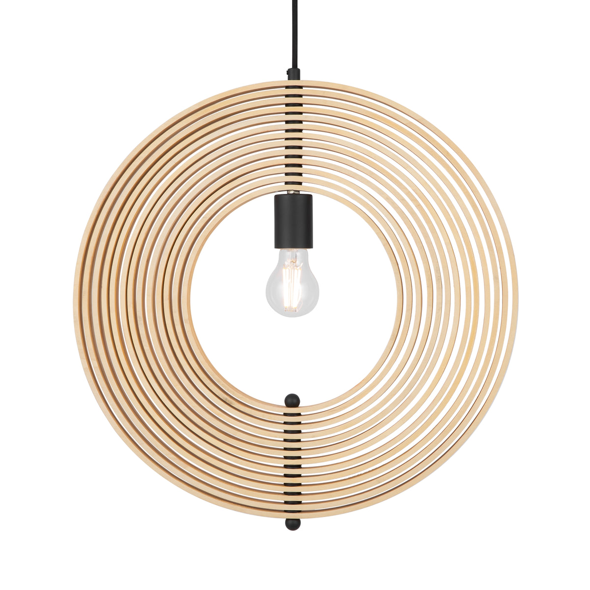 Roots Pendant Light – Ø500 mm – Black / Beige (MOD197PL-01W1), view 4