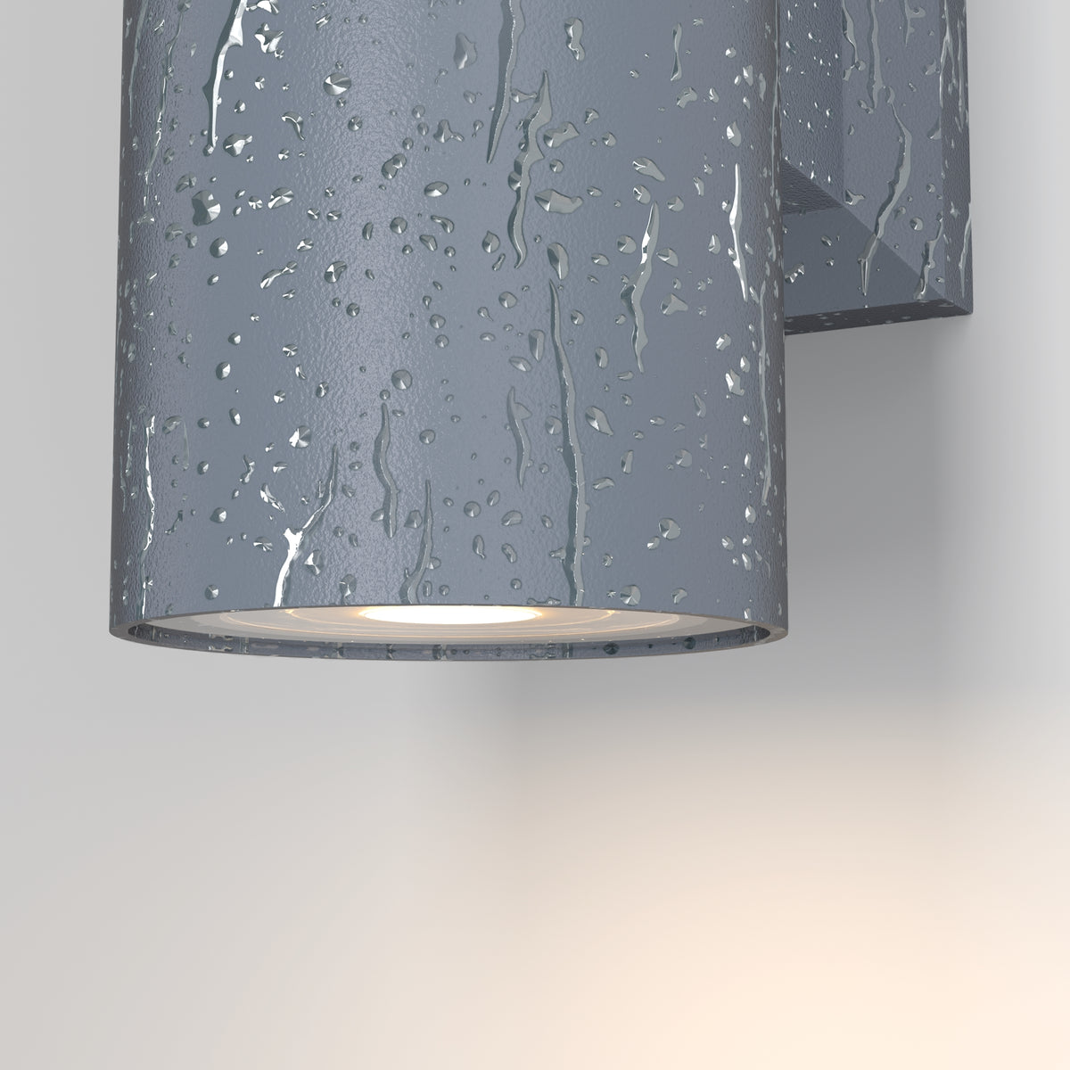 Bowery Double Outdoor Wall Light – Grey, view 8