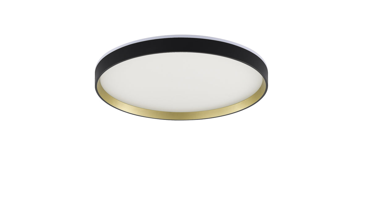 Orbitral LED Ceiling Light – Black / Gold