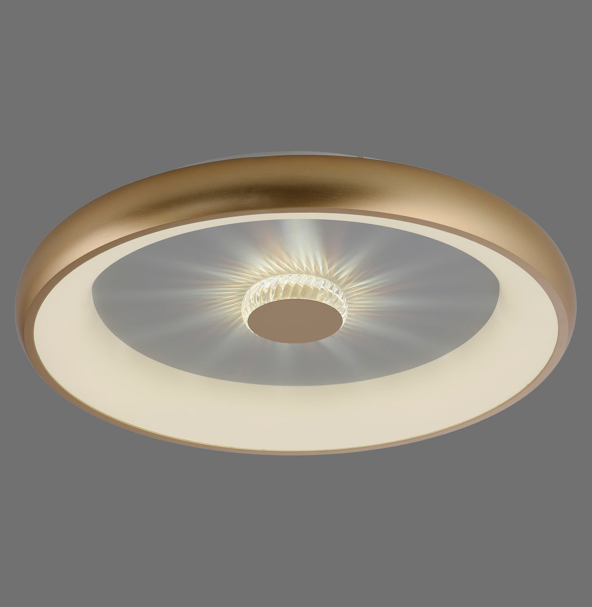 Vertigo 615 mm LED Ceiling Light – Matte brass
