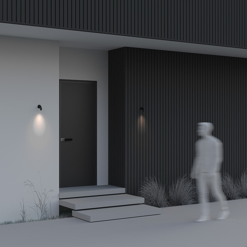Sleek LED Outdoor Wall Light – Graphite, 2W, IP65 477WL by Maytoni – view 7