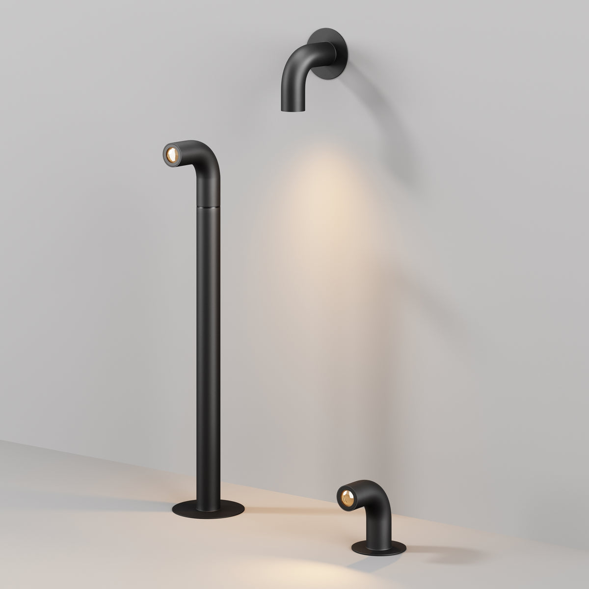 Sleek LED Outdoor Wall Light – Graphite, 2W, IP65 477WL by Maytoni – view 8