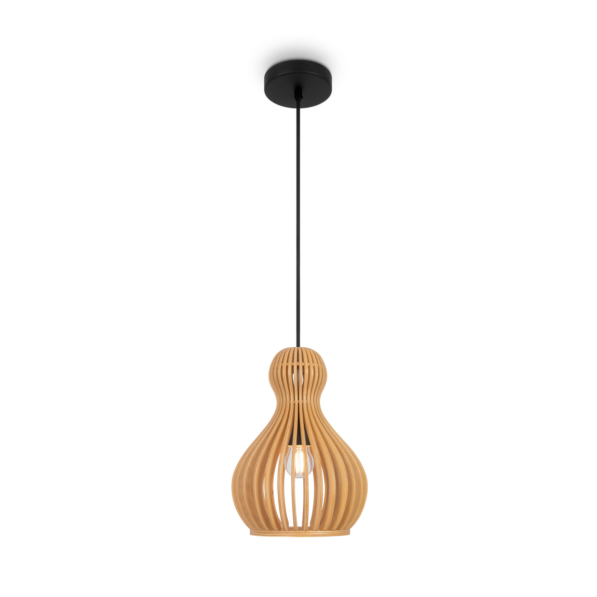Roots Pendant Light – Ø200 mm – Black / Beige (MOD192PL-01W), view 2