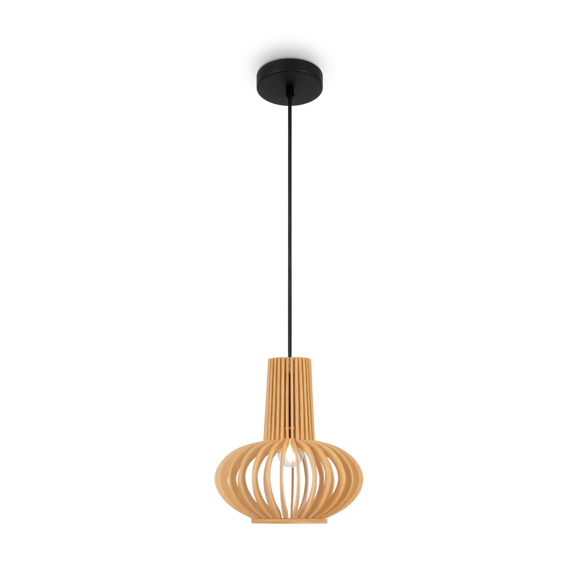 Roots Pendant Light – Ø255 mm – Black / Beige (MOD193PL-01W), view 2