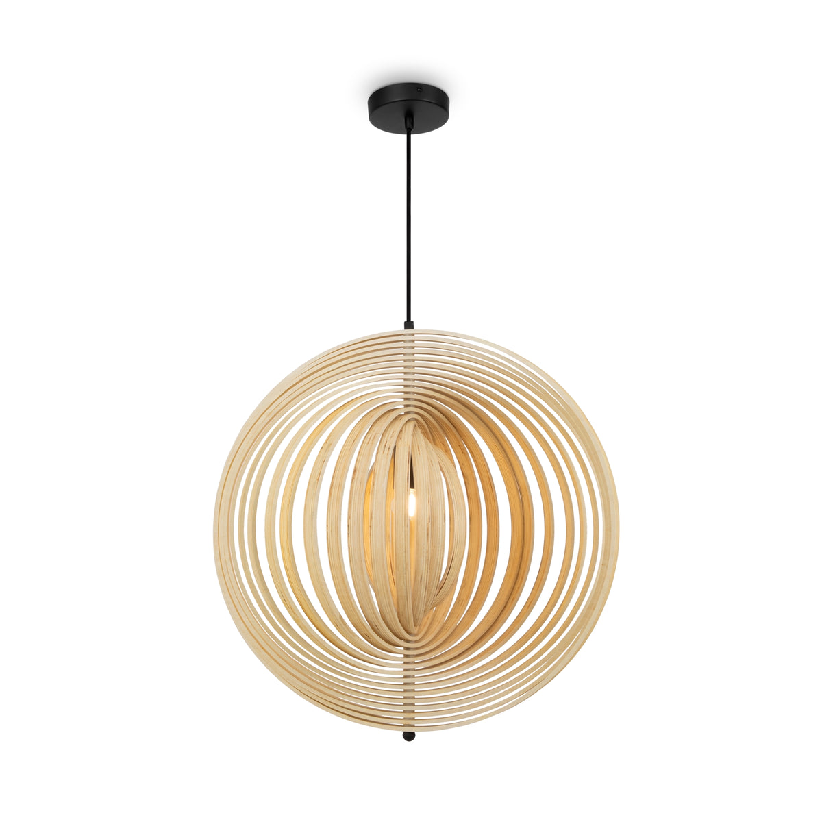 Roots Pendant Light – Ø600 mm – Black / Beige (MOD197PL-01W2), view 2
