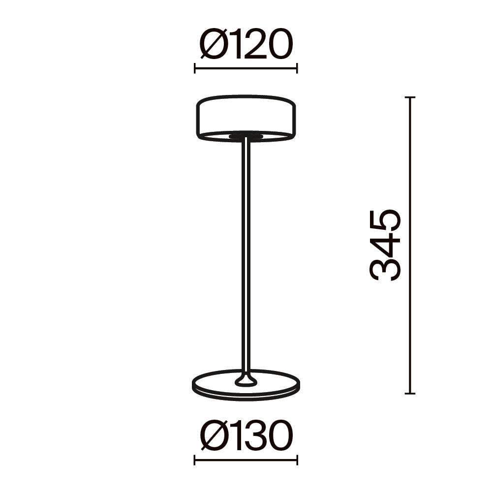 AI Collaboration LED Rechargeable Table Lamp – Black (MOD229TL-L3B3K2), view 7