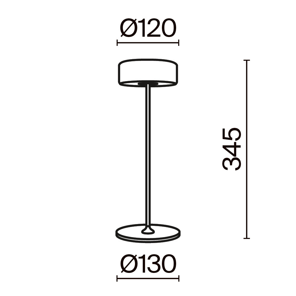 AI Collaboration LED Rechargeable Table Lamp – Gold (MOD229TL-L3G3K2), view 11
