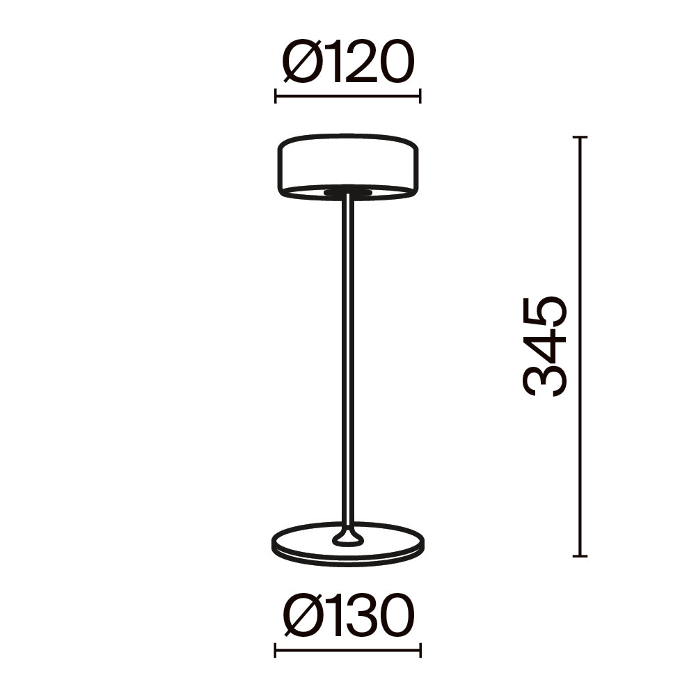 AI Collaboration LED Rechargeable Table Lamp – White (MOD229TL-L3W3K2), view 4