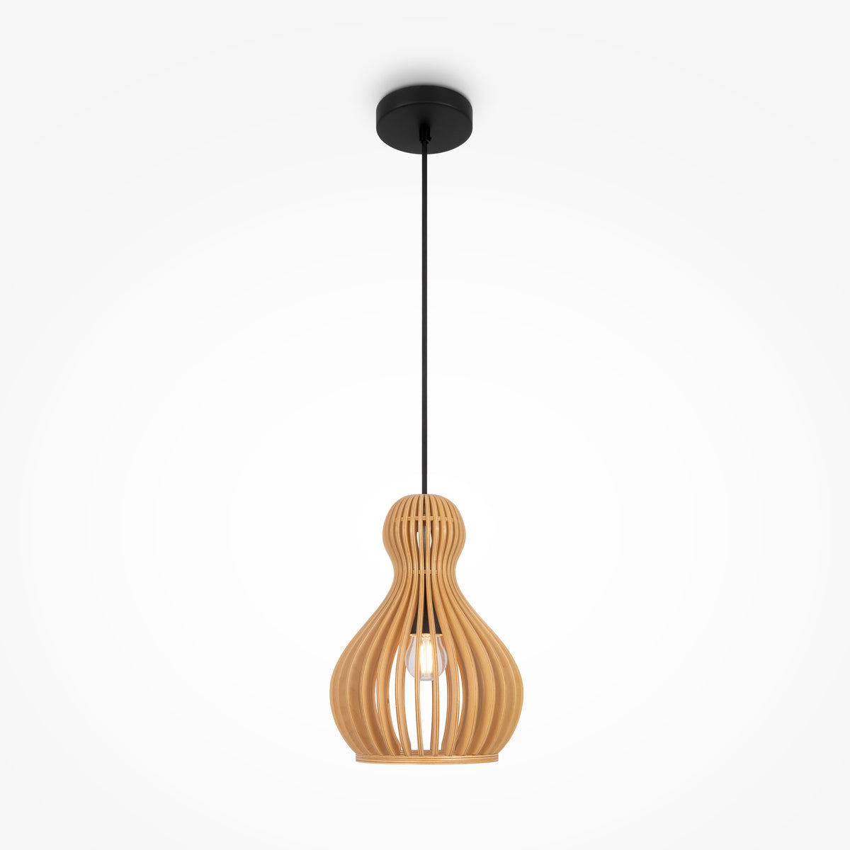 Roots Pendant Light – Ø200 mm – Black / Beige (MOD192PL-01W)