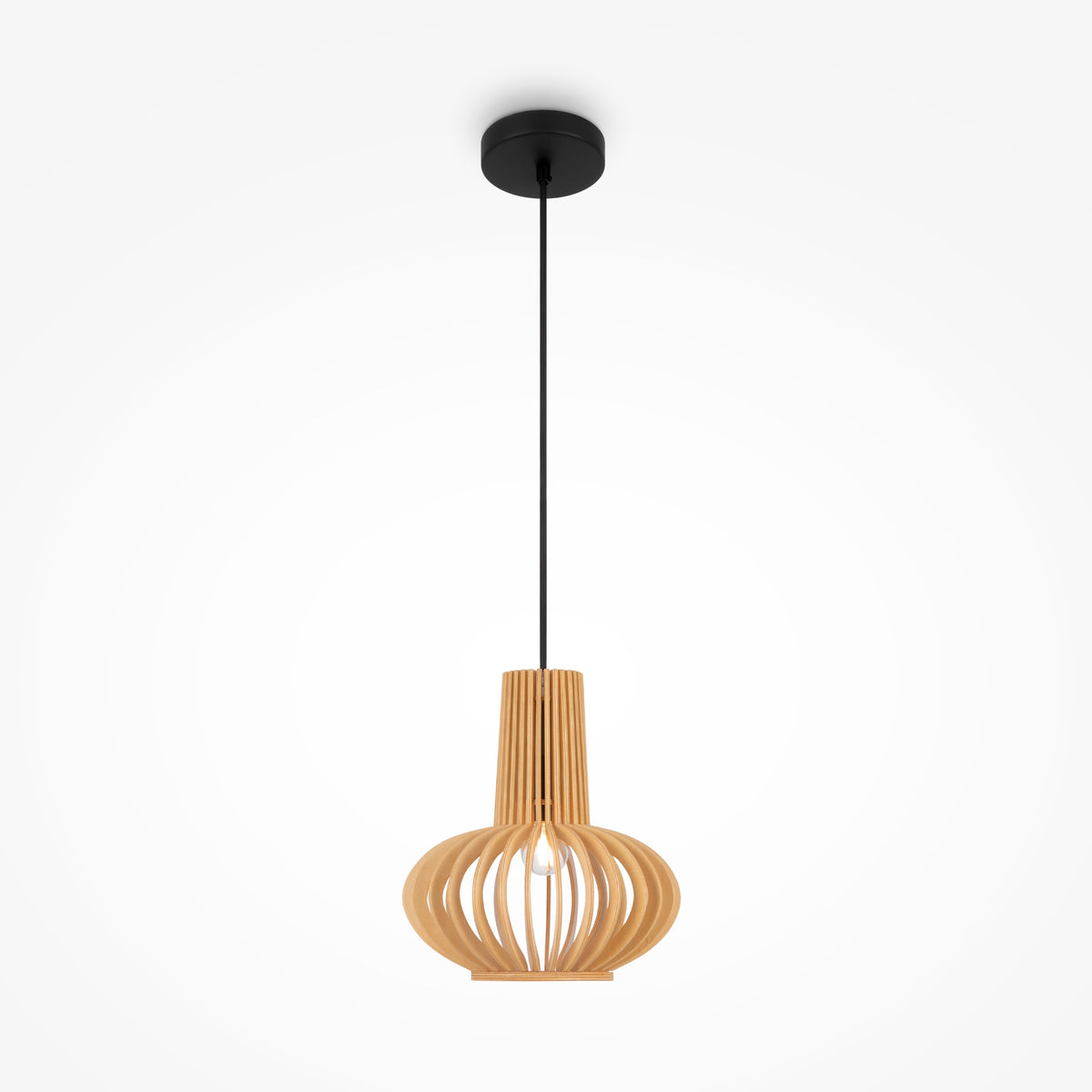 Roots Pendant Light – Ø255 mm – Black / Beige (MOD193PL-01W)