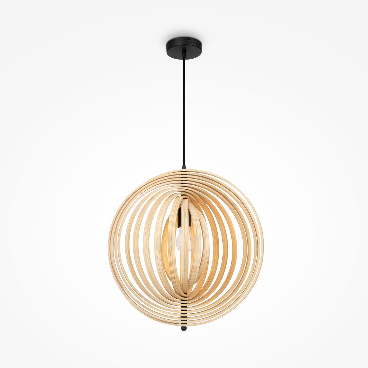 Roots Pendant Light – Ø500 mm – Black / Beige (MOD197PL-01W1)