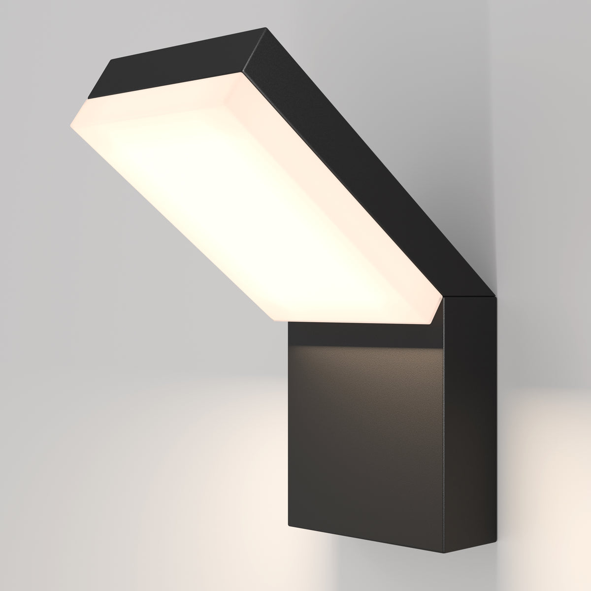 Paso LED Outdoor Wall Light – Black, 12W, IP54 by Maytoni – view 4