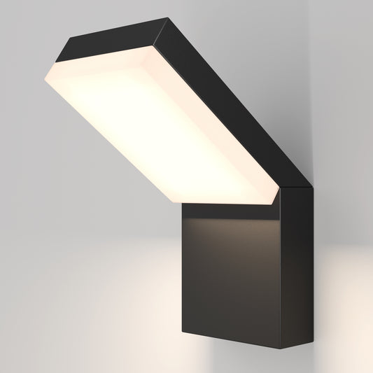 Paso LED Outdoor Wall Light – Black, 12W, IP54 – Black (O595WL-L12B3K)