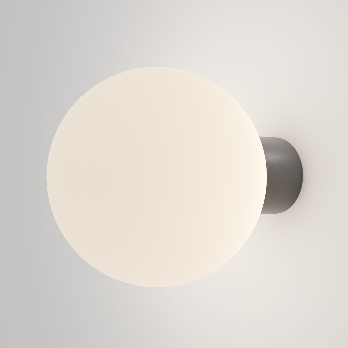 Bold Compact Outdoor Wall Light – Grey, view 4