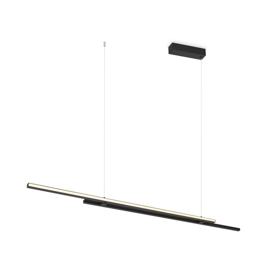 Halo LED Pendant Light – Adjustable CCT, 48W – Black (MOD005PL-L48BK)