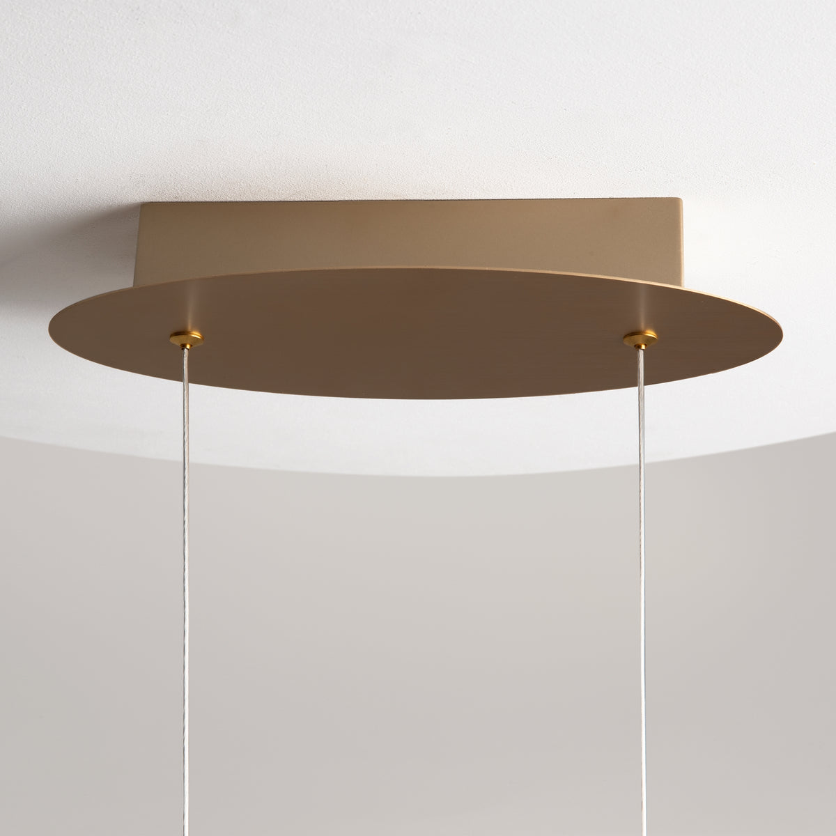 Curve LED Pendant Light – Gold / White, 42W by Maytoni – view 7