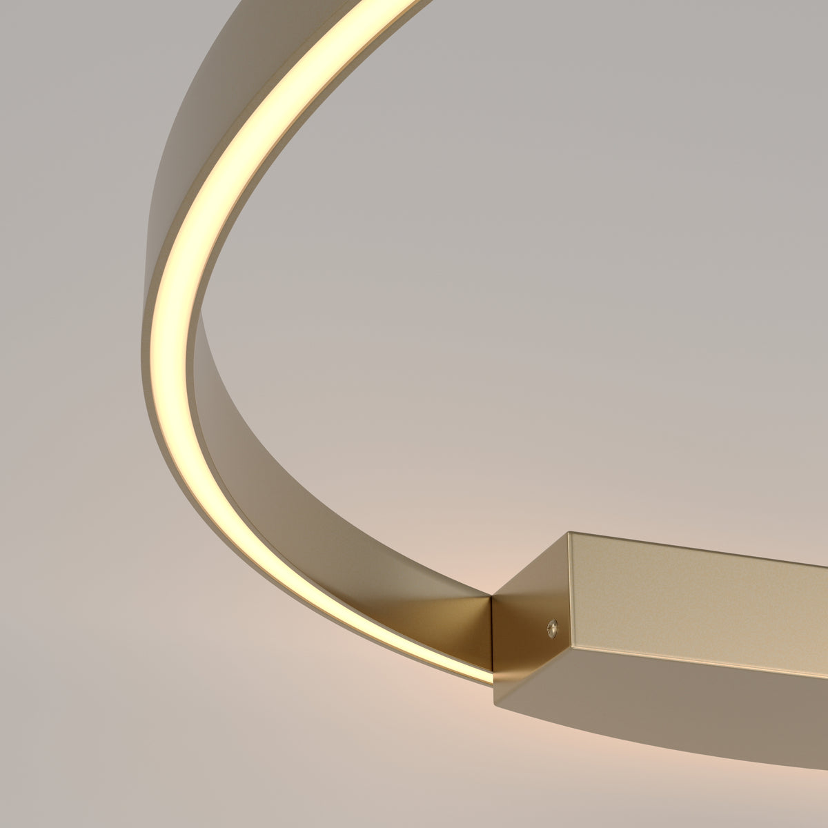 Rim LED Wall Light – 50W – Brass / White (MOD058WL-L50BS3K), view 6