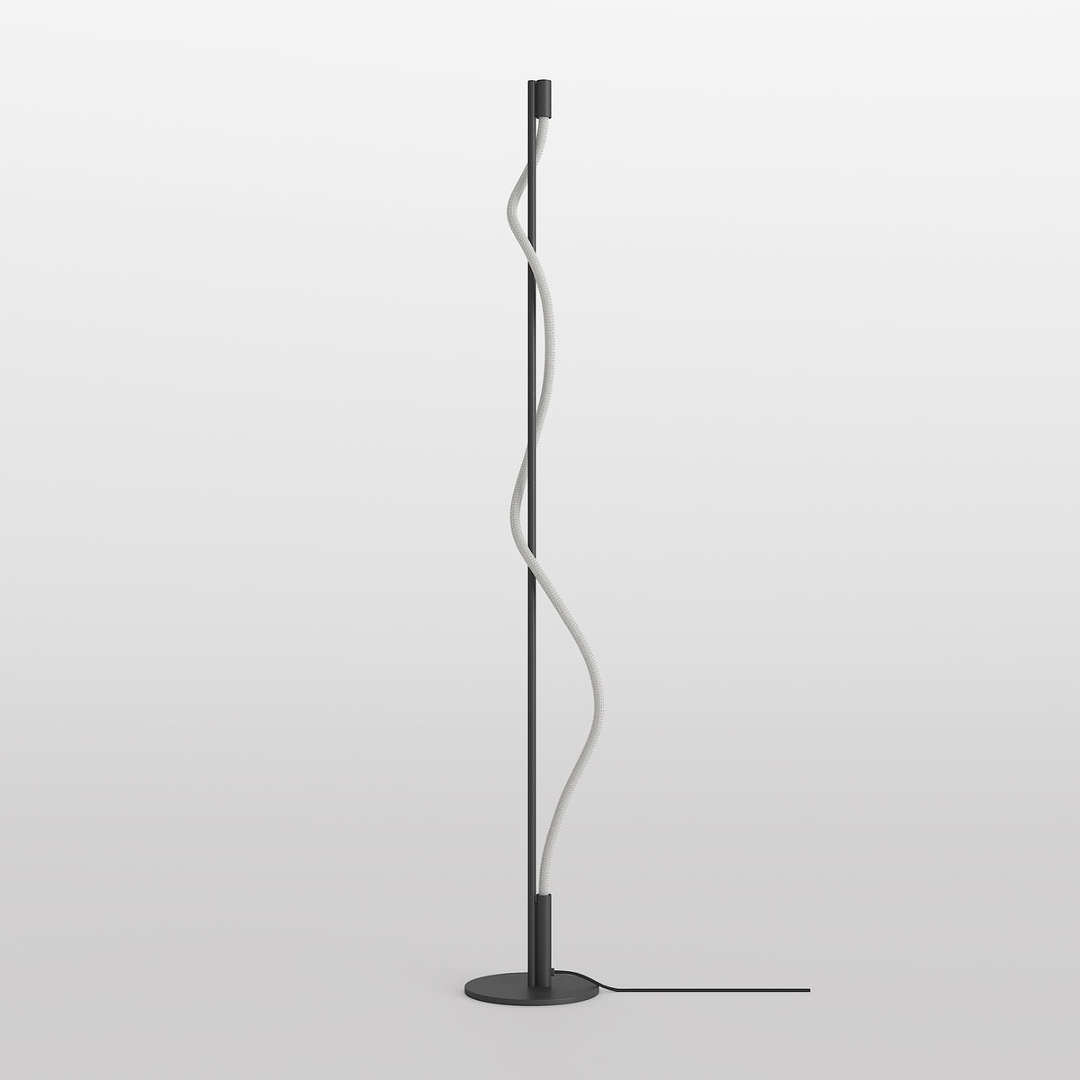 Tau LED Floor Lamp – Black / White, 15W by Maytoni – view 5