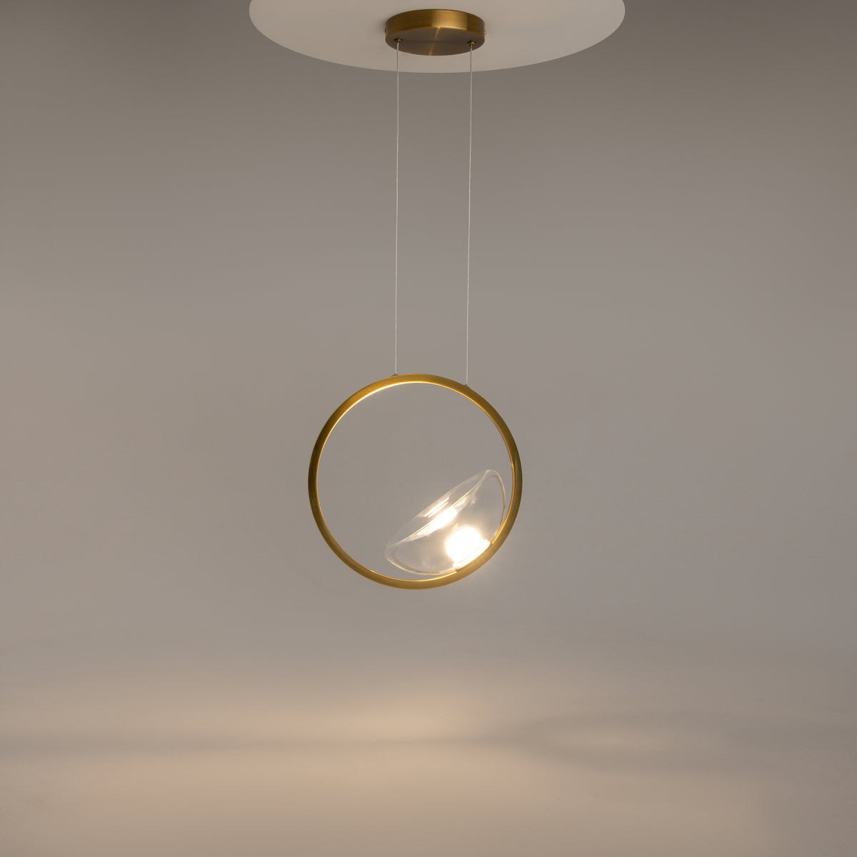 Lunare LED Pendant Light – Brass, 5W by Maytoni – view 5