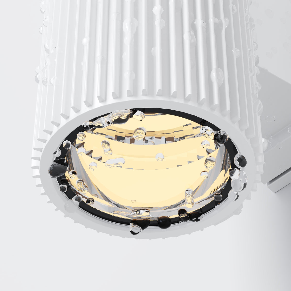 Rando Outdoor Wall Light – 2-Light – White (O419WL-02W), view 8