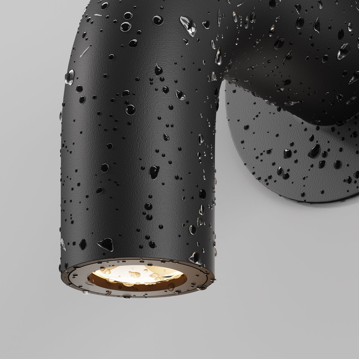 Sleek LED Outdoor Wall Light – Graphite, 2W, IP65 477WL by Maytoni – view 4