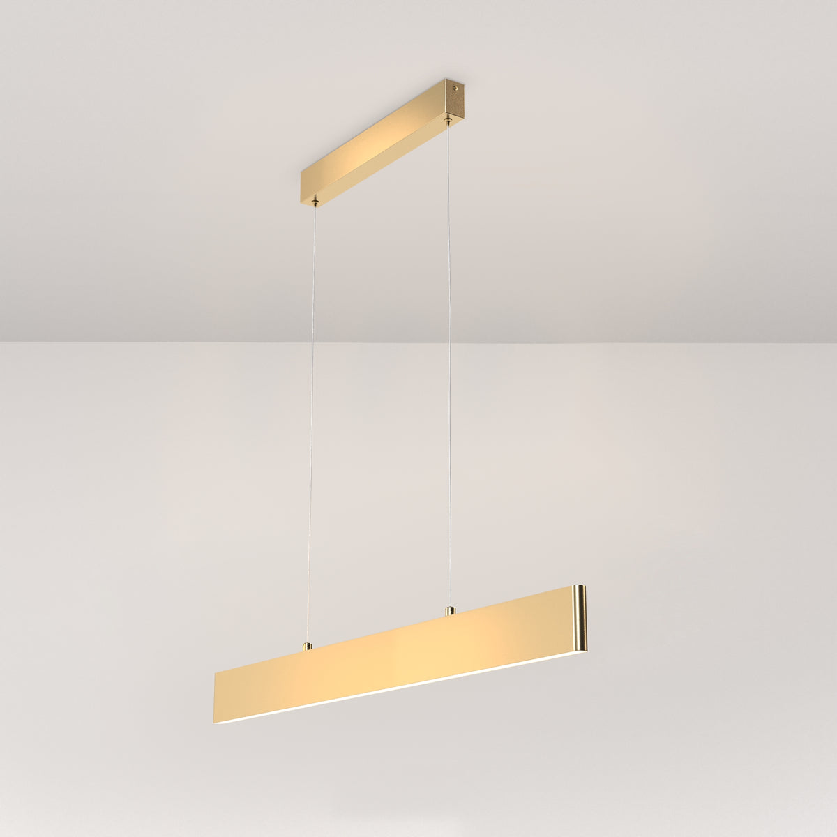 Step LED Pendant Light – 23W – Gold (P010PL-L23G3K), view 3