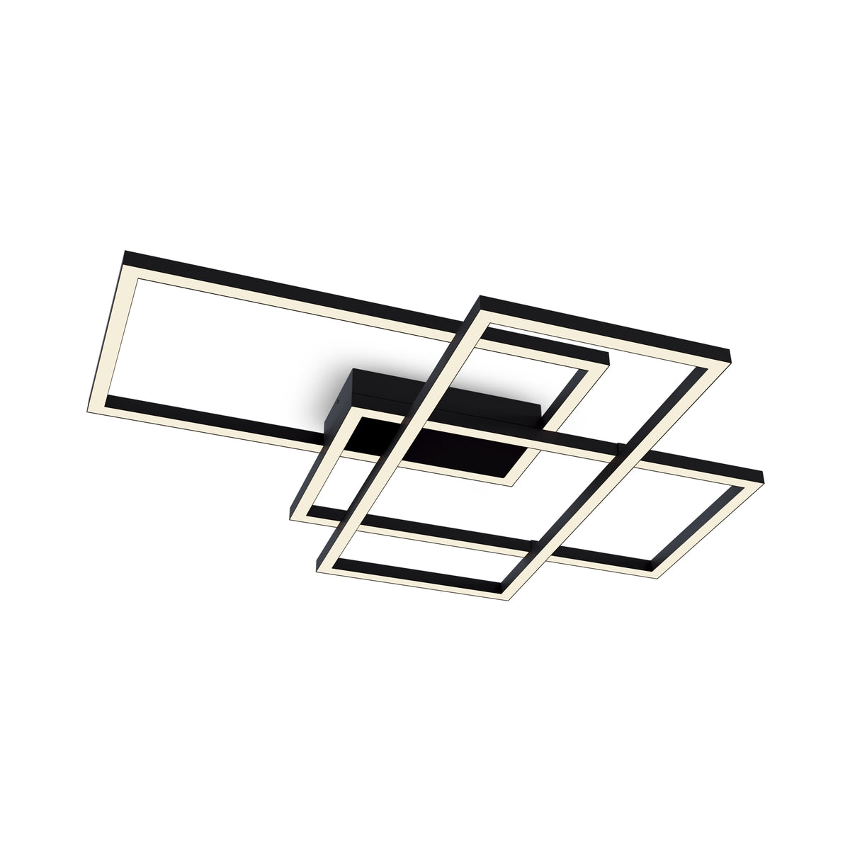 Rida LED Ceiling Light – Black / White, 78W by Maytoni