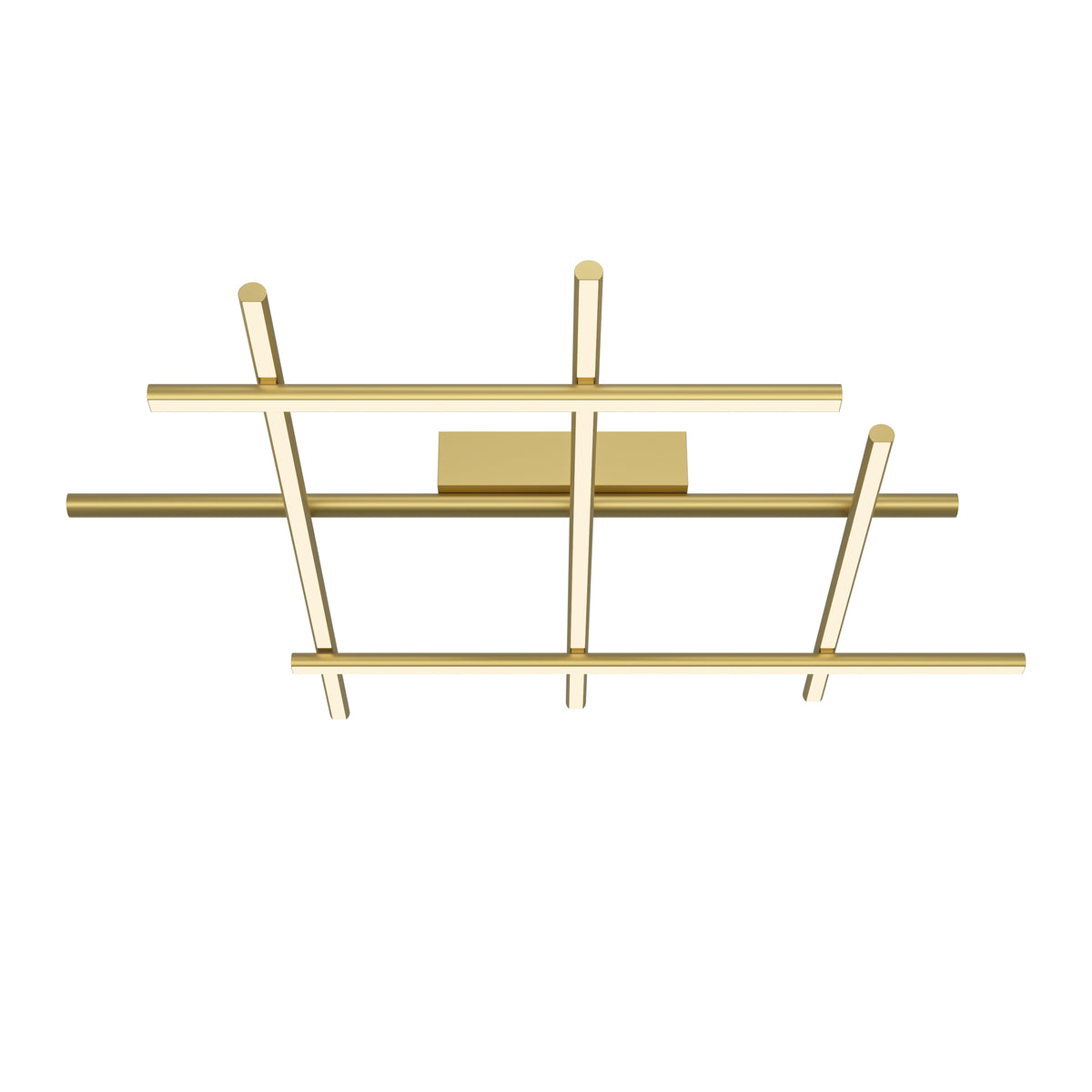 Radiance LED Ceiling Light – Gold / White, 50W by Maytoni
