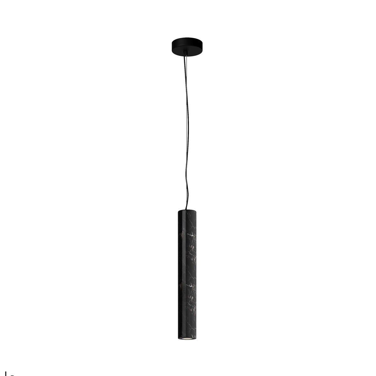 Basic Texture LED Pendant Light – Black – Black (MOD461PL-L5BK), view 2