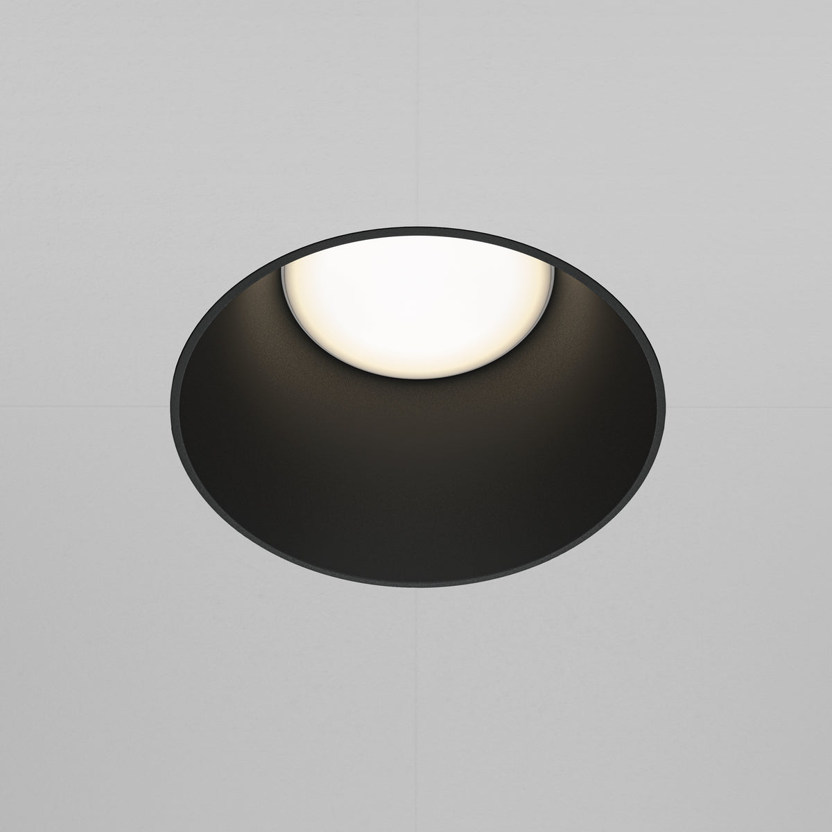 Share Recessed Downlight – Ø140mm – White / Black (DL051-01-GU10-RD-WB), view 5