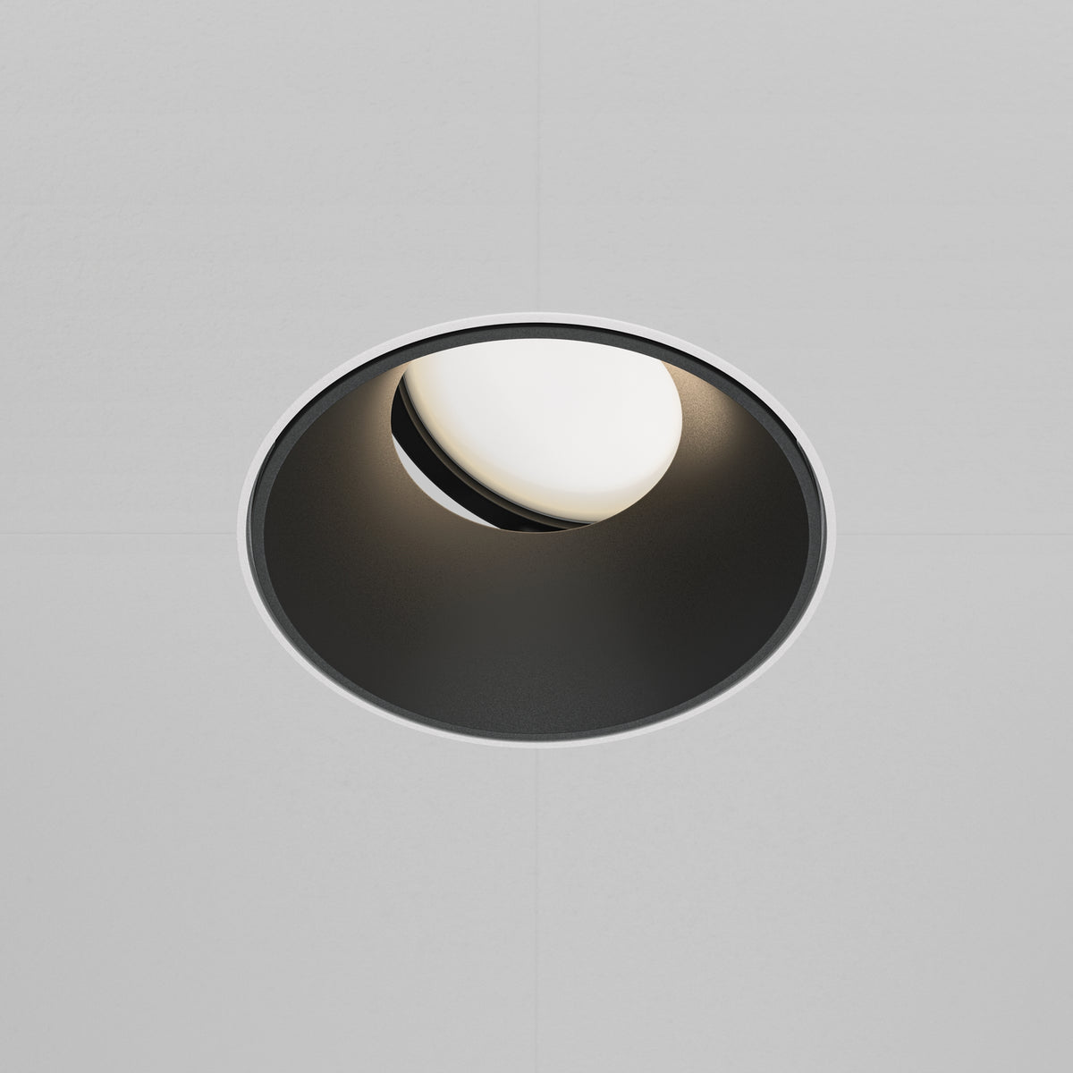 Share Recessed Downlight – Ø102mm – White / Black (DL051-U-2WB), view 5