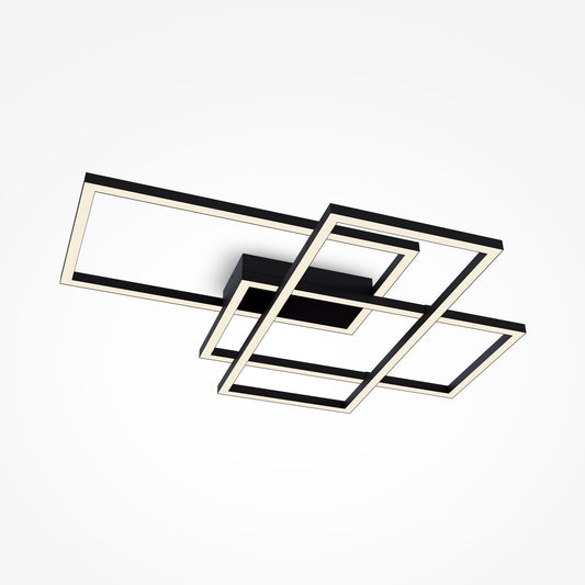 Rida LED Ceiling Light – Black / White, 78W – Black / White (MOD016CL-L80BK)