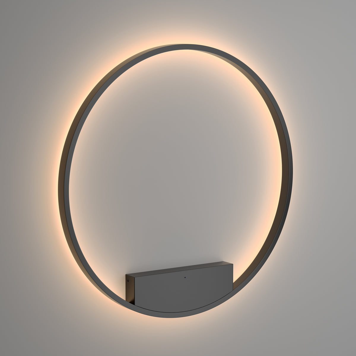 Rim LED Wall Light – 50W – Black / White (MOD058WL-L50B3K)