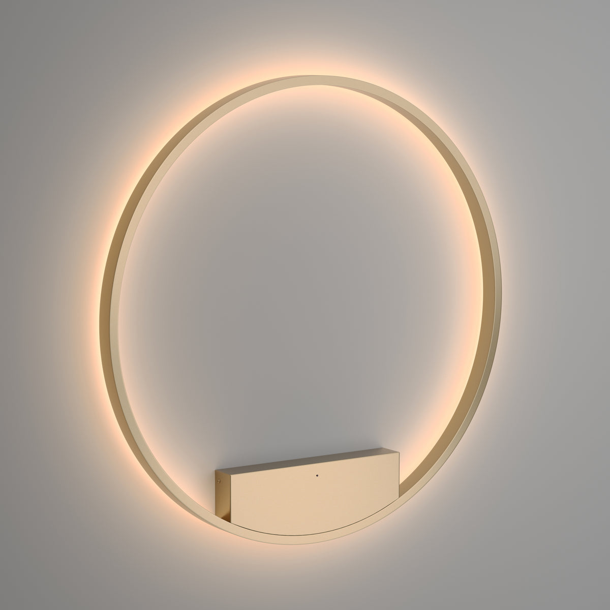 Rim LED Wall Light – 50W – Brass / White (MOD058WL-L50BS3K), view 5