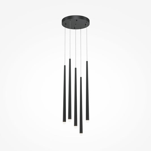 Cascade LED Pendant Light – 1100 mm – Black / White (MOD132PL-L28BK2)