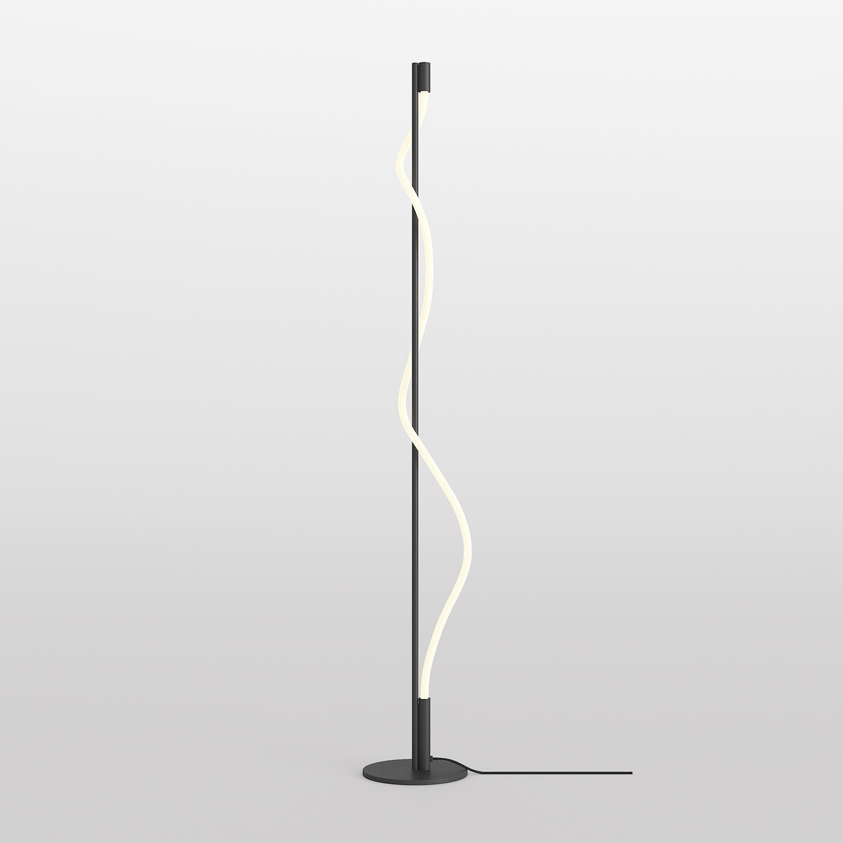 Tau LED Floor Lamp – Black / White, 15W by Maytoni – view 6